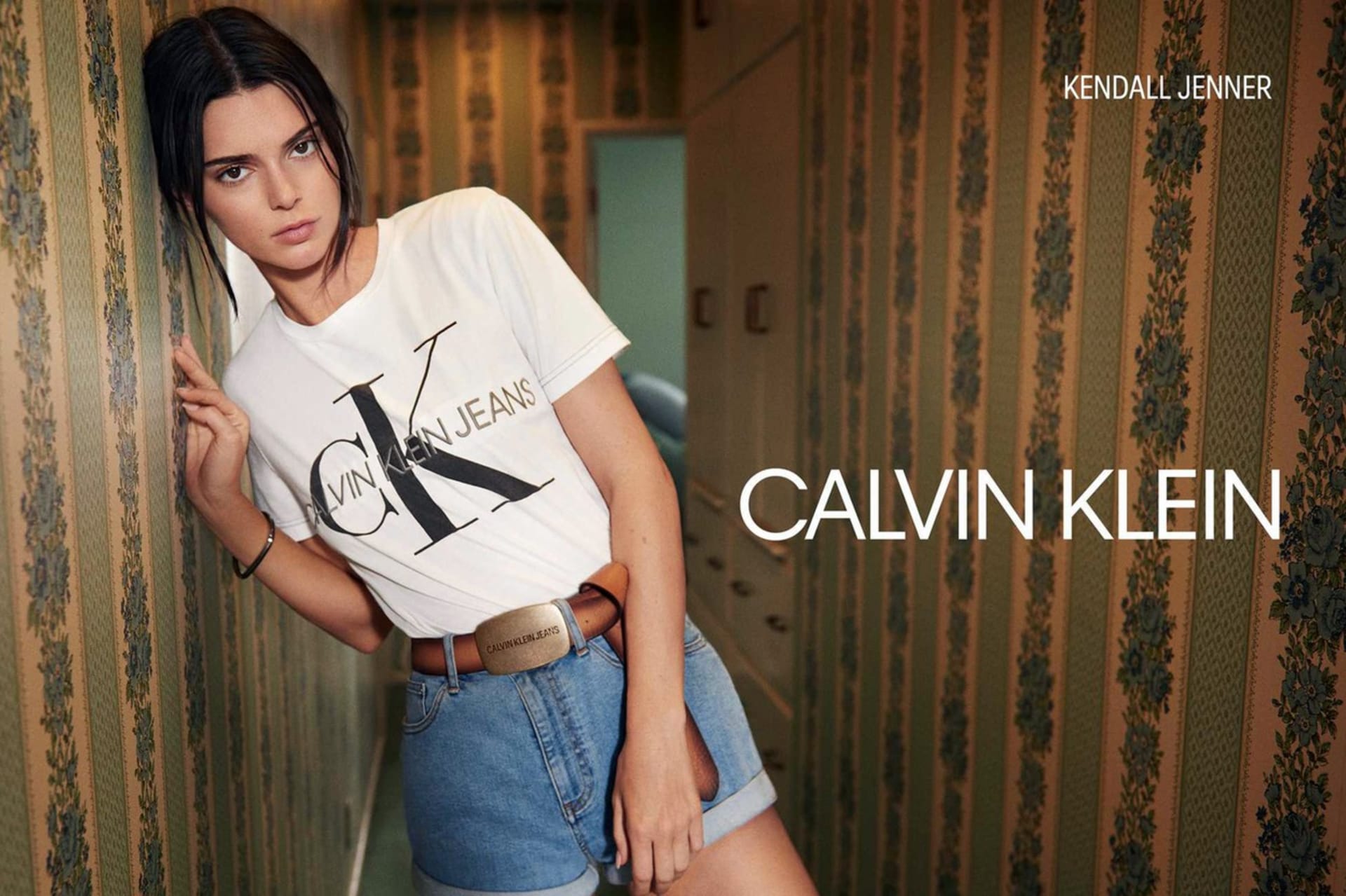 Kendall Jenner v kampani na spodní prádlo Calvin Klein (2019)