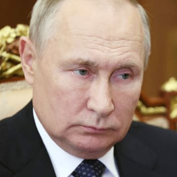 Vladimir Putin při jednání 17. listopadu 2022