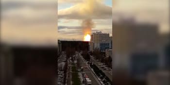 Další sabotáž? U Petrohradu došlo k silnému výbuchu. Explodovala část plynovodu