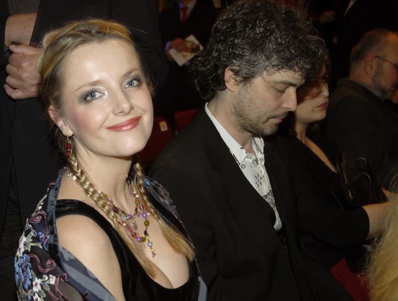 Gabriela Filippi s Pavlem Karochem na předávání Českých lvů v roce 2006. 