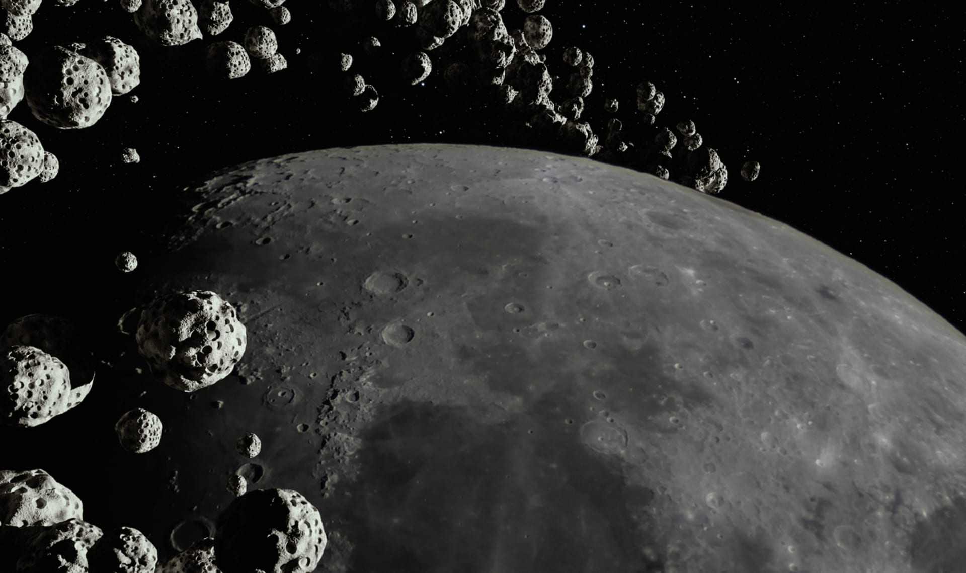 Měsíc se zformoval až po obří planetární srážce Země s Theiou