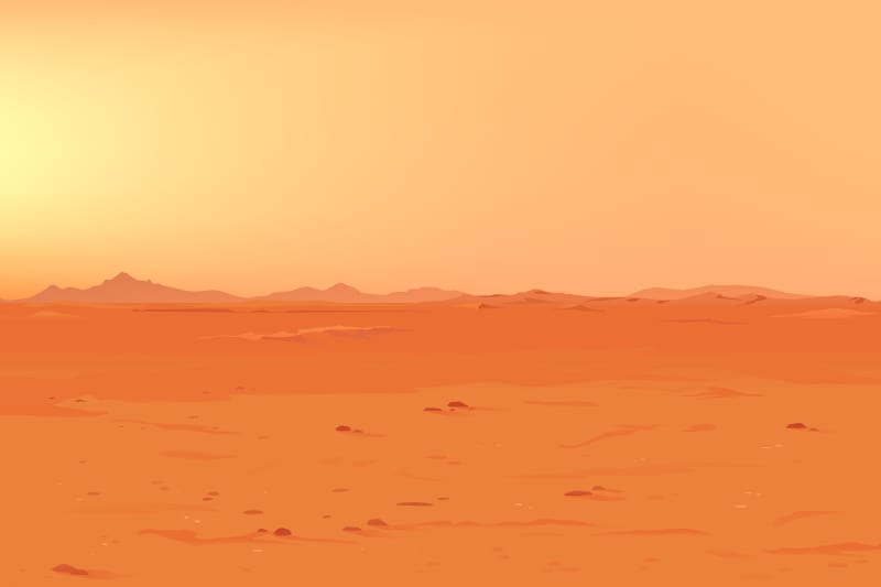 Mars je dnes neživou pustinou