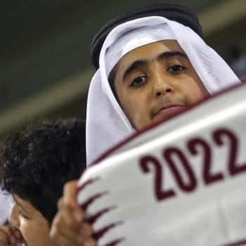 Fotbalový fanoušek Kataru