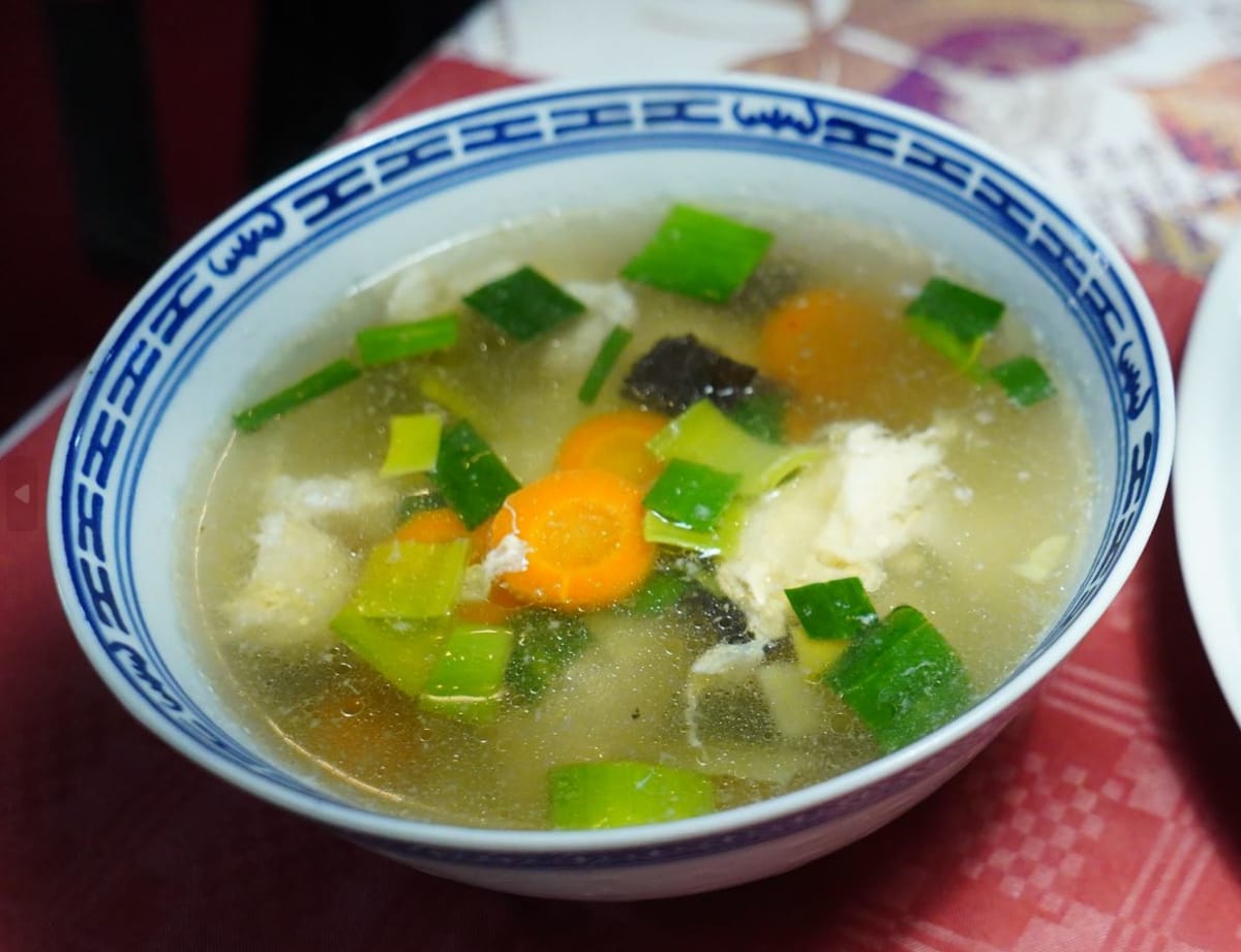Čínská polévka s černými houbami podle Vladimíra Suchého