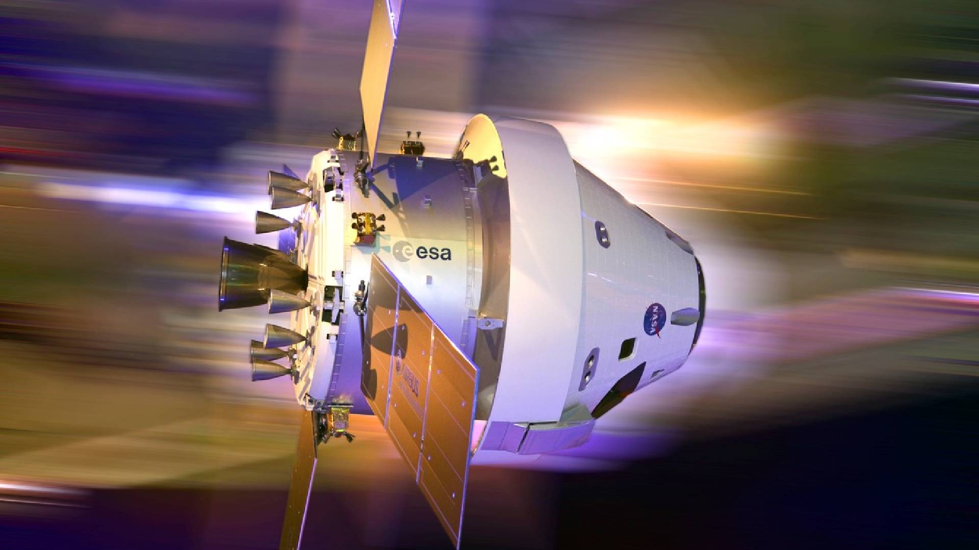 ESA dodává servisní modul pro americkou vesmírnou loď Orion určenou k letům na Měsíc