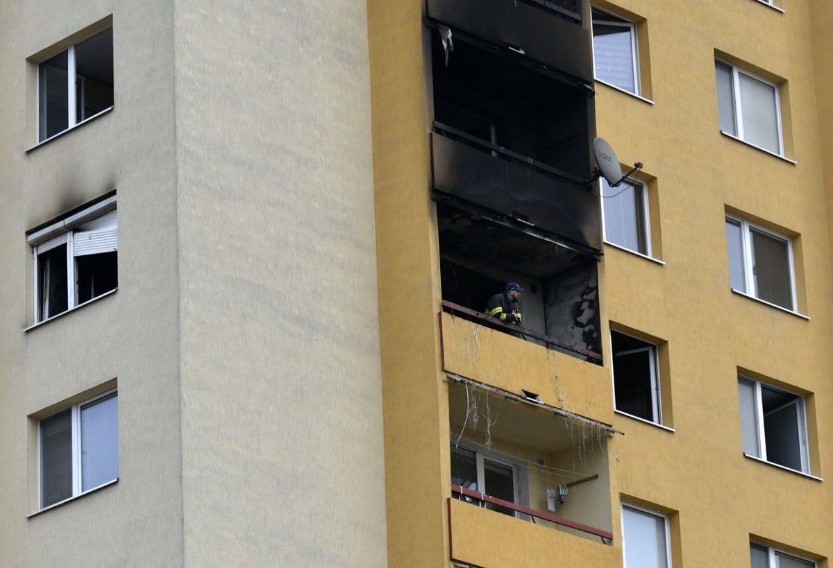 Požár v bytovém domě v Prešově si vyžádal dvě oběti