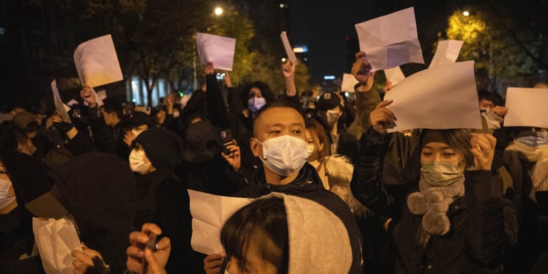 Demonstrace v Číně nabírají na síle.