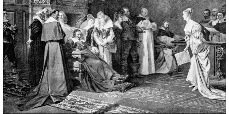 Kardinál Richelieu ve svém paláci