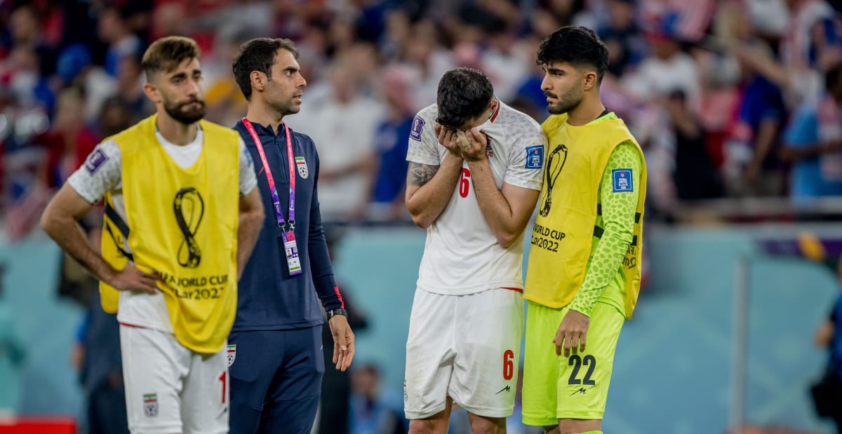 Zklamání íránských fotbalistů