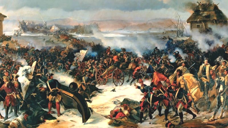 Rusové při drtivé porážce zabíjeli vlastní velitele. 8 000 vojáků zemřelo v dokonalé švédské pasti