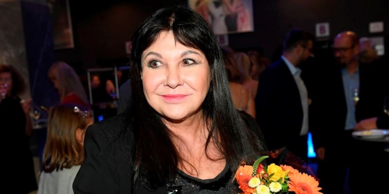 Dagmar Patrasová na premiéře muzikálu Alenka v říši divů (září 2022).