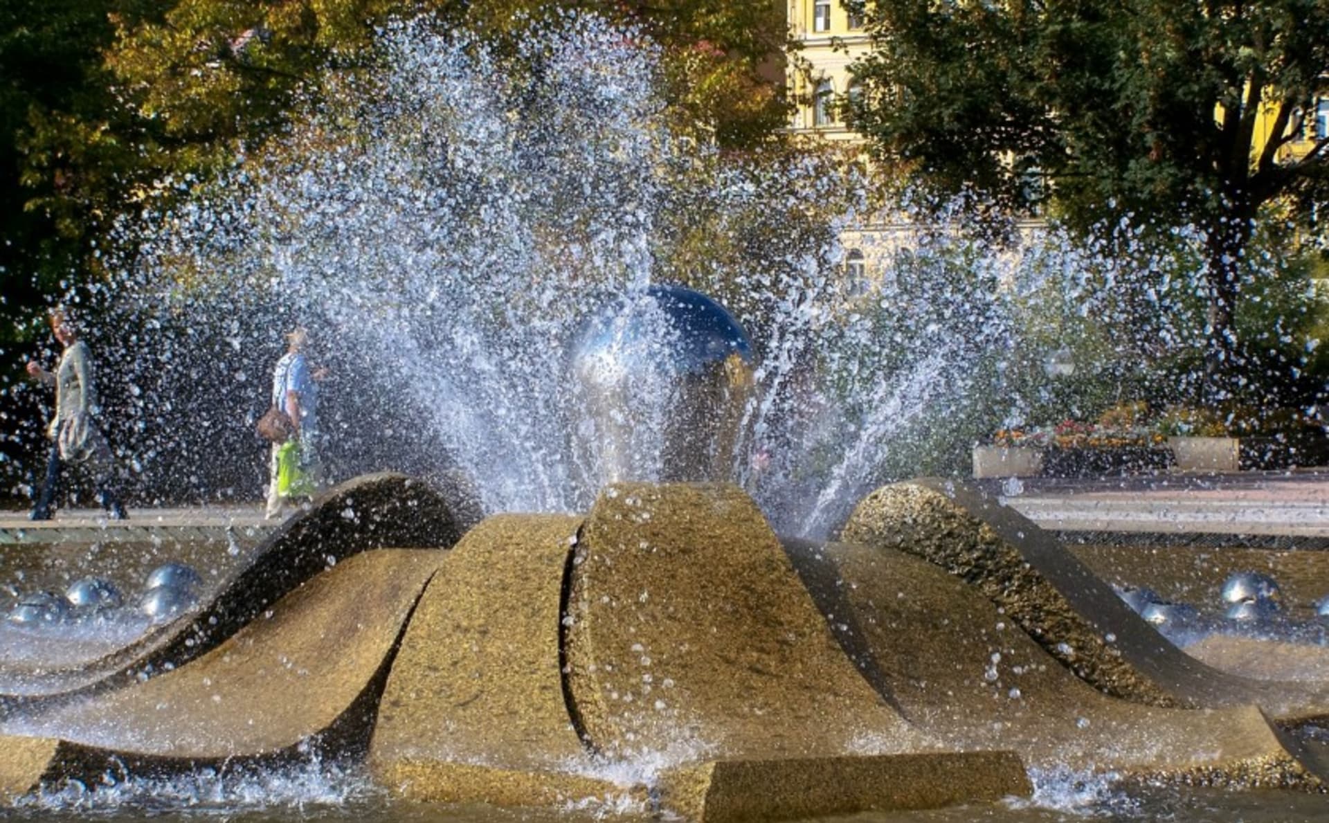 Zpívající fontána v Mariánských Lázních