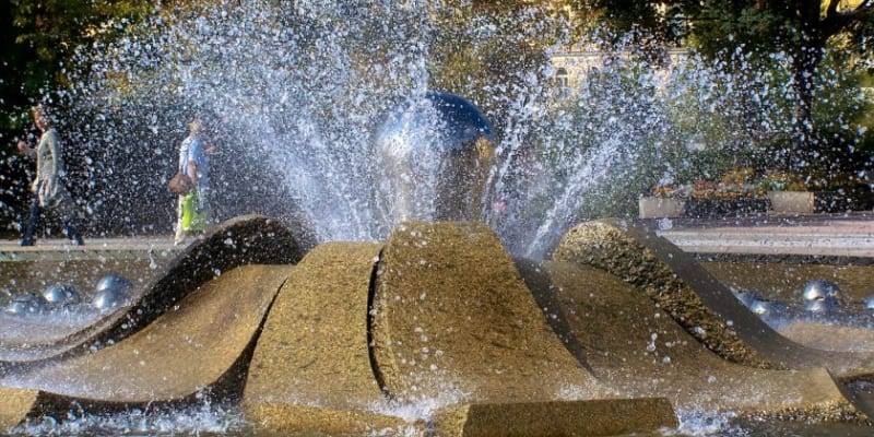 Zpívající fontána v Mariánských Lázních