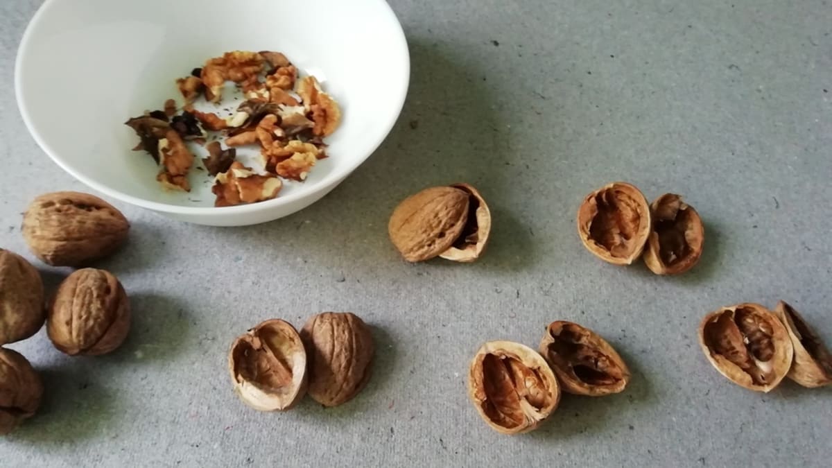 Vylouskejte ořechy