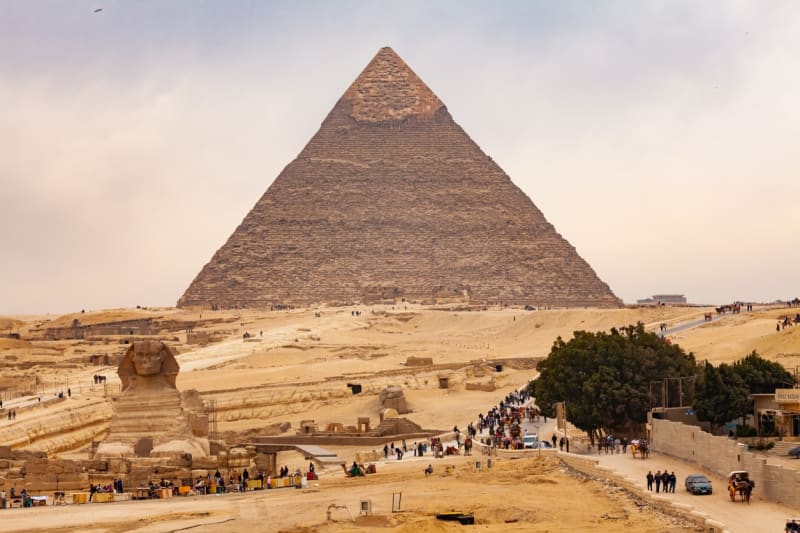 Pyramidy v Gíze patří právem mezi divy světa 