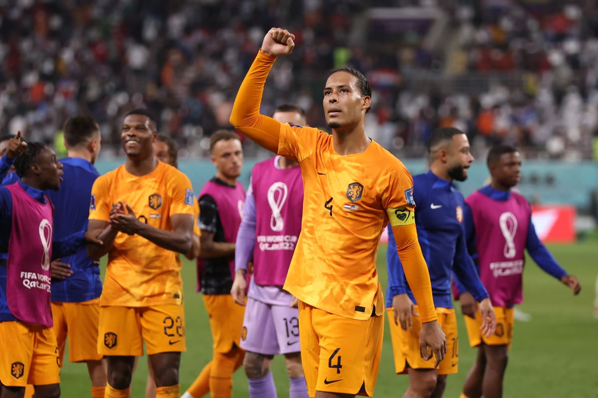 Fotbalisté Nizozemska porazili na MS v Kataru výběr z USA Slaví postup do čtvrtfinále.