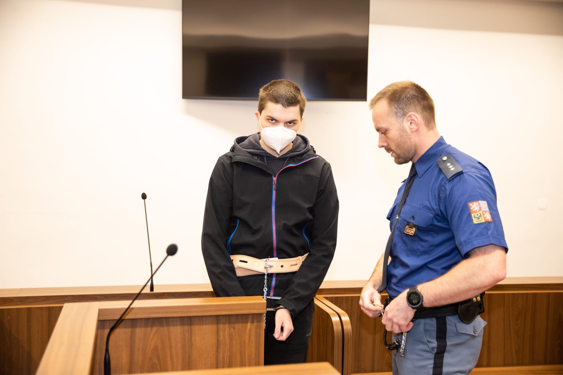 Jaroslav Ř. u soudu tvrdil, že ho učitel k útoku vyprovokoval.