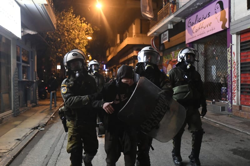 Hlavním městem Řecka každoročně otřásají nepokoje (6.12.2021).