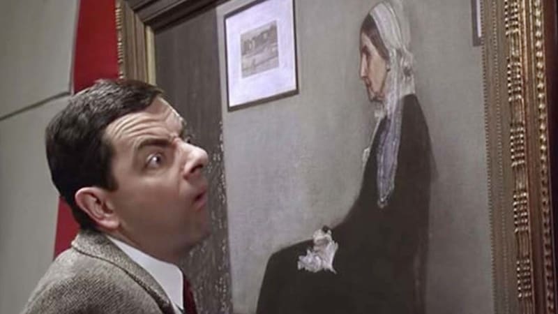 Mr. Bean a Whistlerova matka (ilustrační foto)