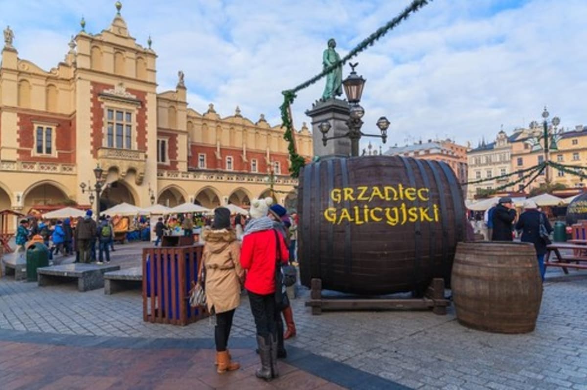 Polský Krakov patří mezi oblíbené destinace pro vánoční trhy.
