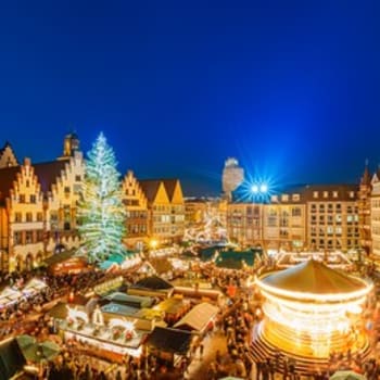 Vánoční trhy v německém Frankfurtu