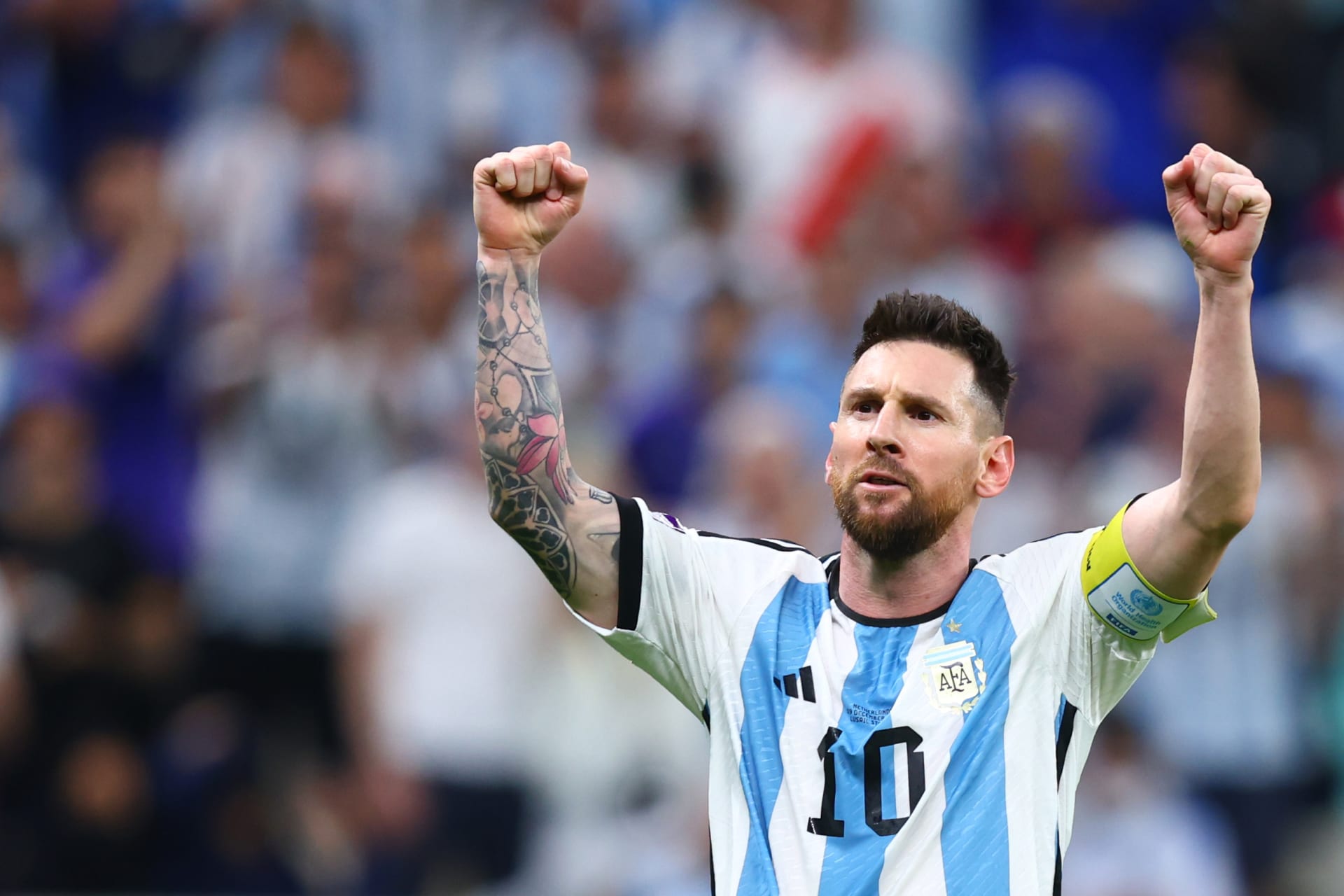 Messi dal svoji 10. branku na mistrovství světa, čímž vyrovnal krajana Gabriela Batistutu