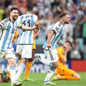 I Lionel Messi si mohl oddechnout. Argentina po penaltách přece jen mohla slavit.