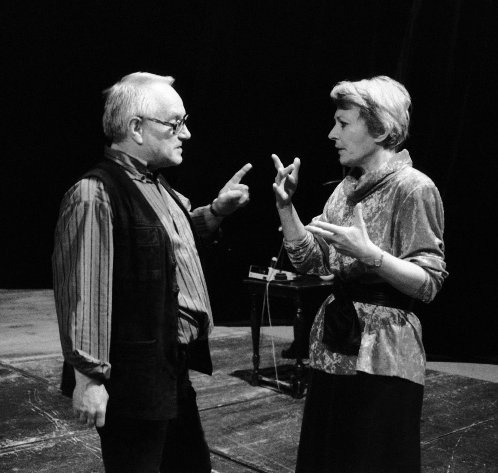 Jana Štěpánková se svým manželem, režisérem Jaroslavem Dudkem. 