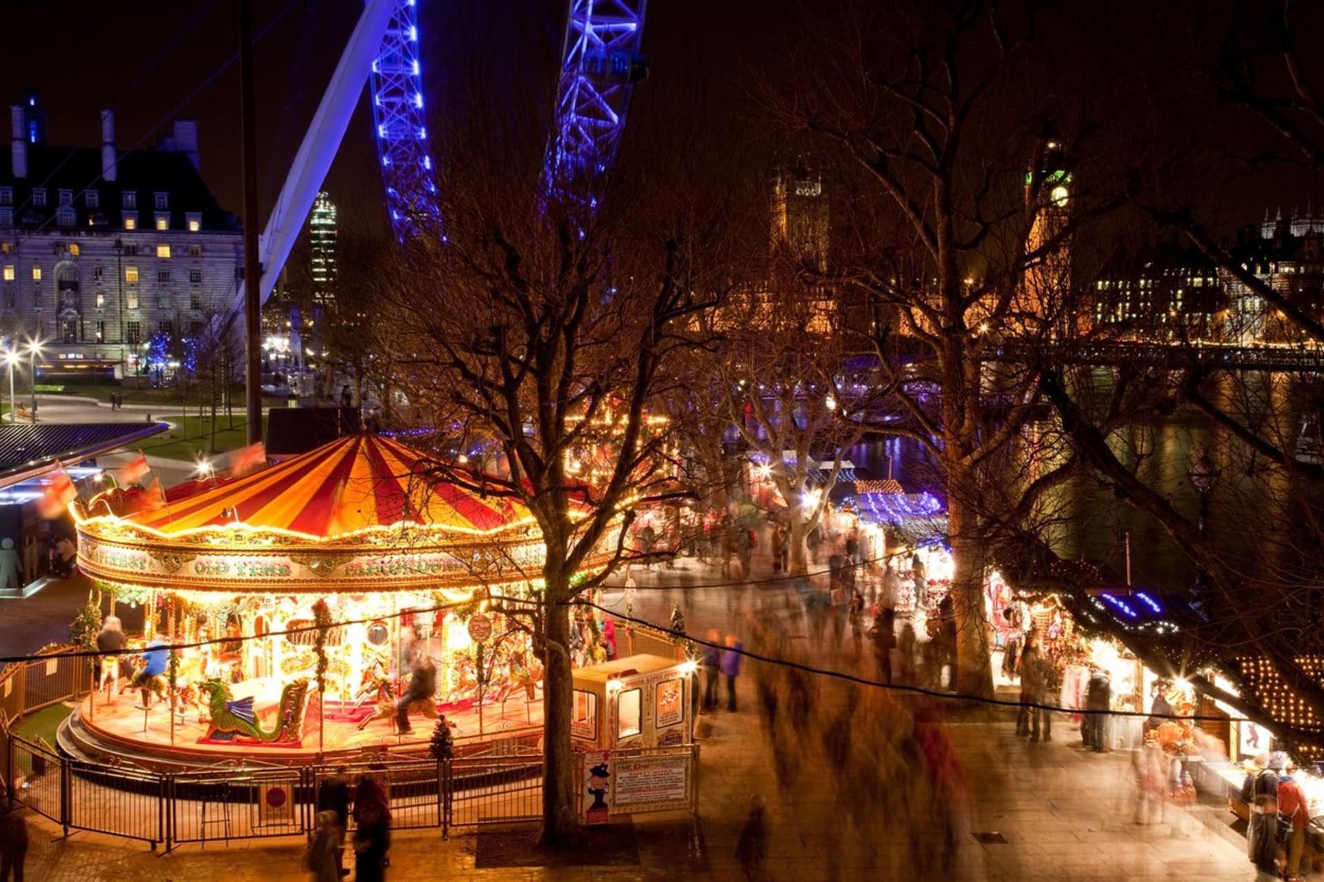 Vánoční trhy v Londýně