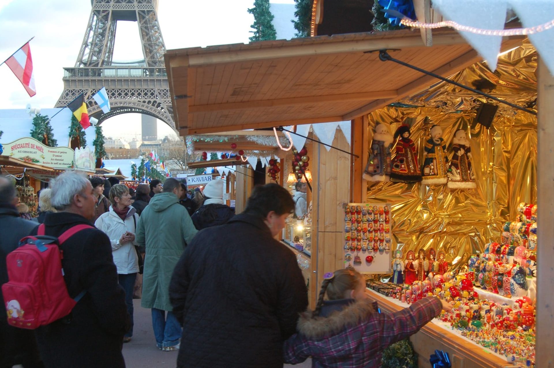 Vánoční trhy v Paříži