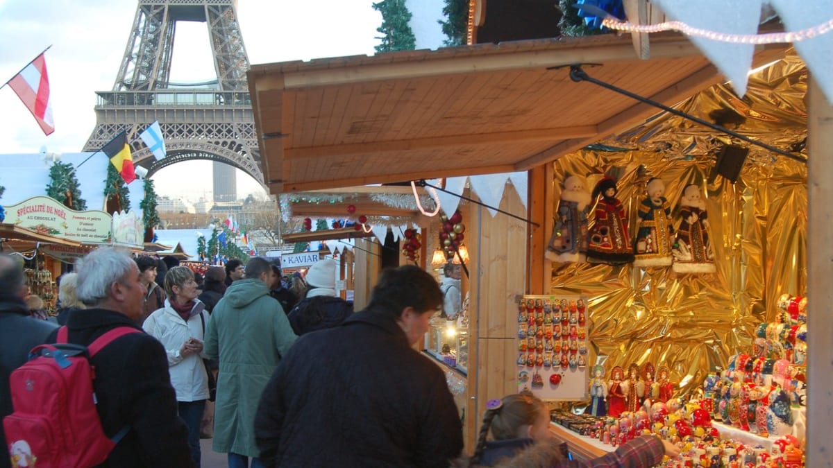 Vánoční trhy v Paříži