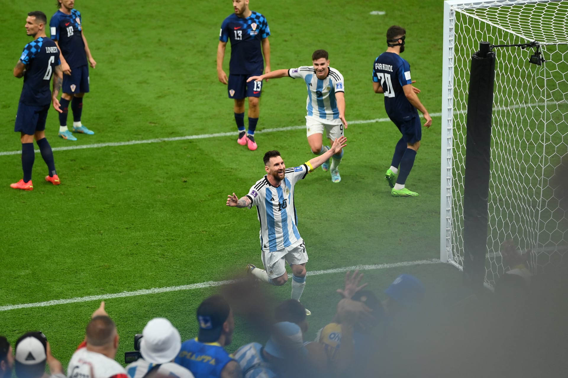 Lionel Messi je na mistrovství světa ve výtečné formě.