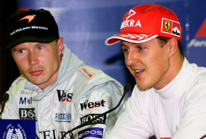 Häkkinen s Michaelem Schumacherem