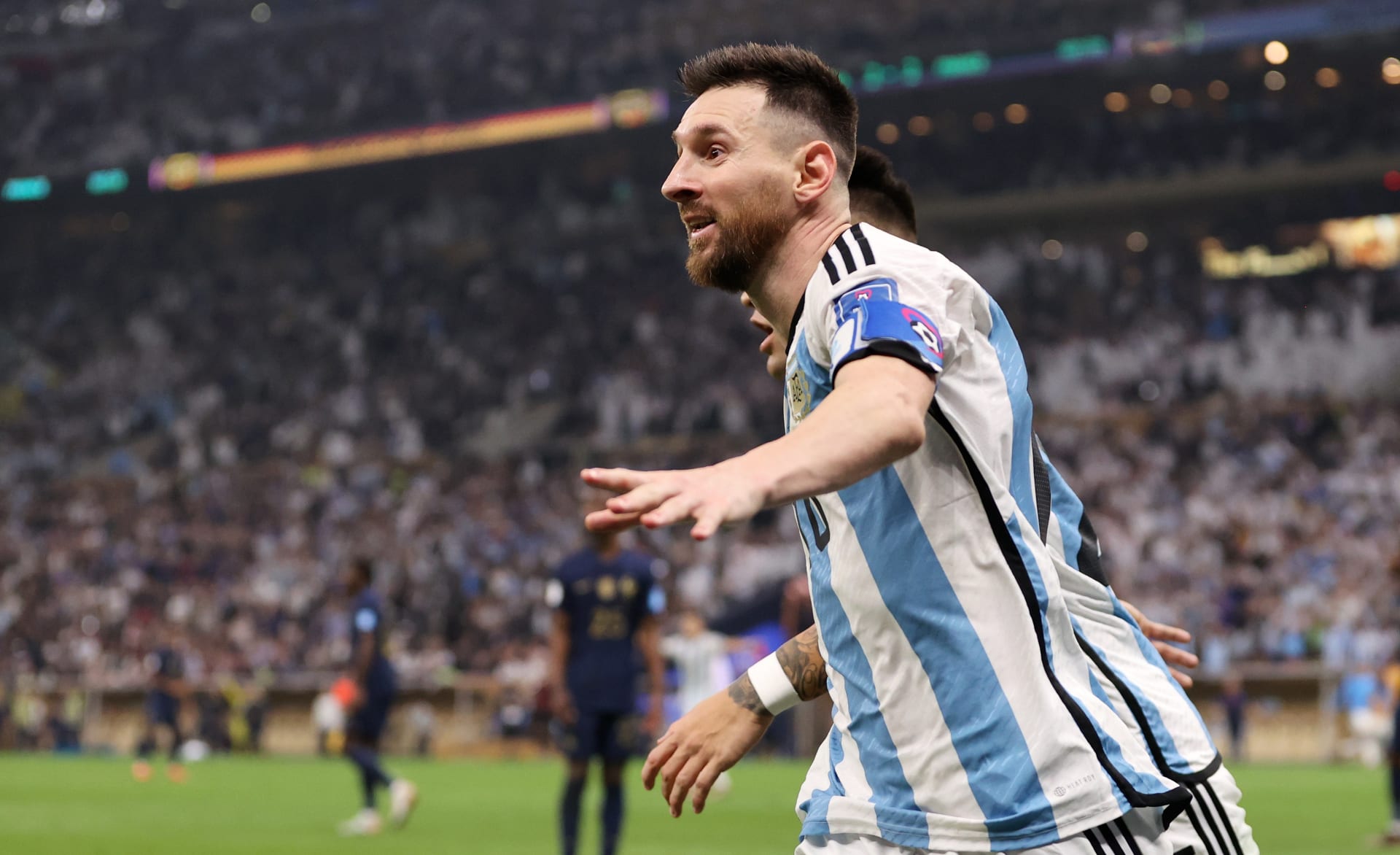Lionel Messi si chvíli nebyl jistý, jestli jeho gól v prodloužení platí. Ale platil. A legendární fotbalista se dočkal.