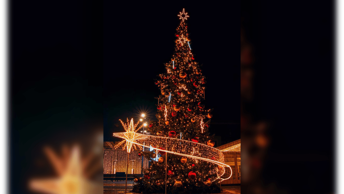 Vánoční strom v Ostravě-jih 