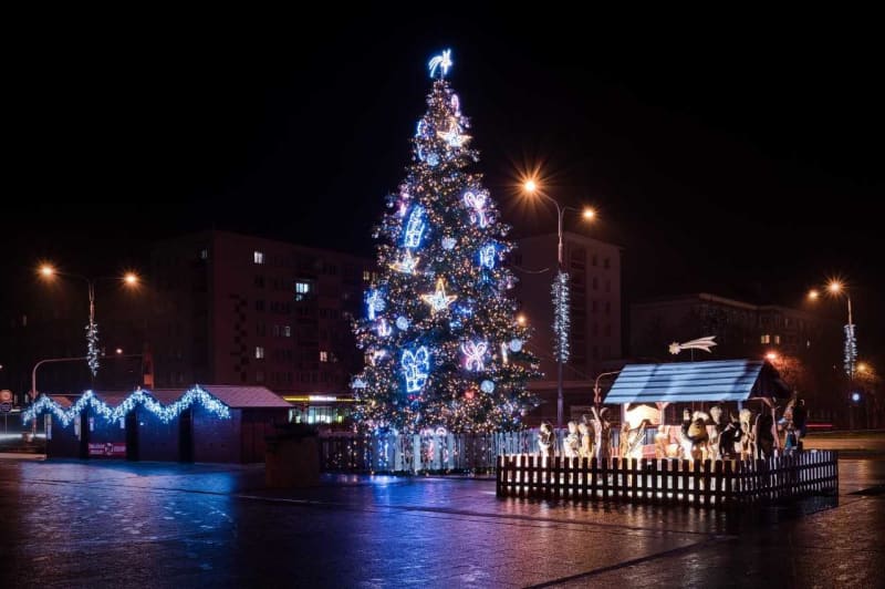 Vánoční strom v Havířově 