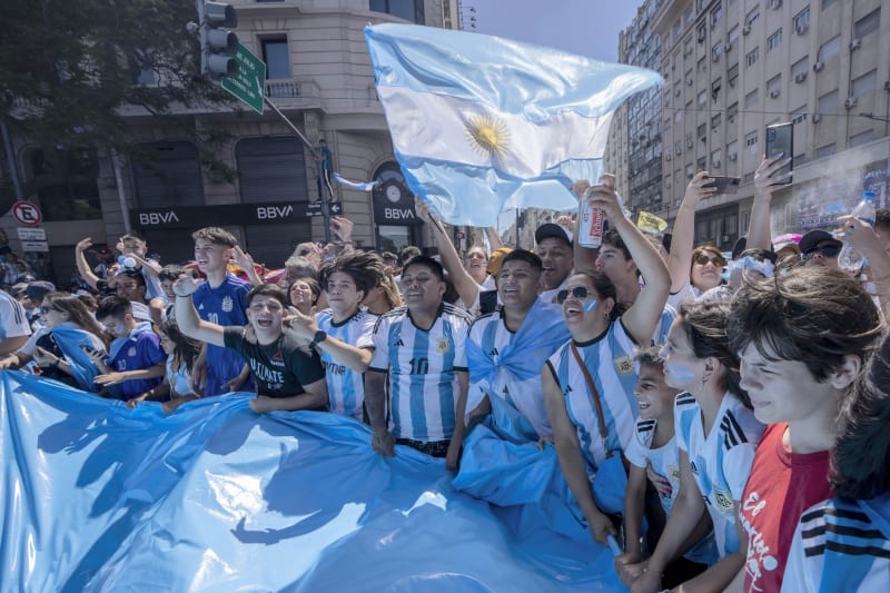 Ohromná euforie v Buenos Aires 