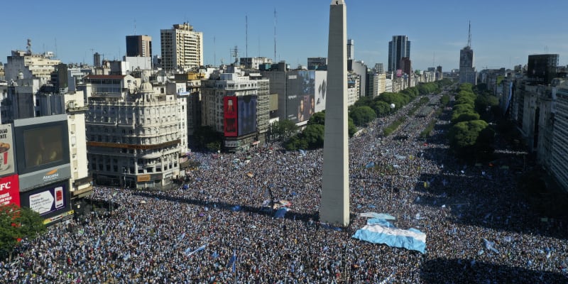 Ohromná euforie v Buenos Aires 