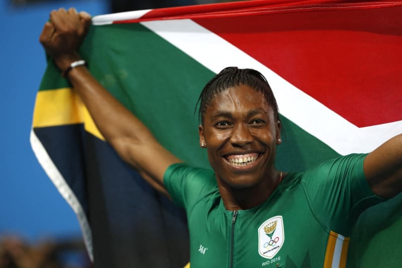 Jihoafrická běžkyně Caster Semenyaová.