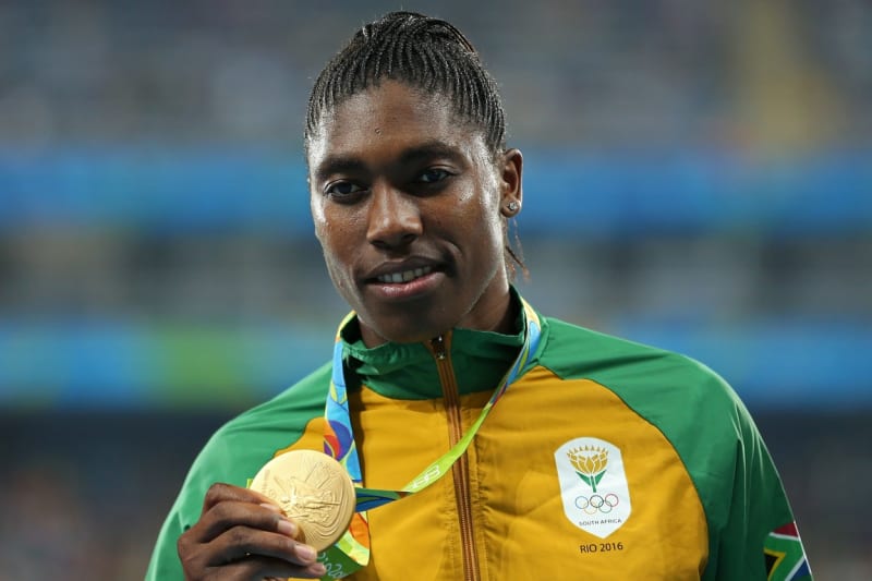 Jihoafrická běžkyně Caster Semenyaová.