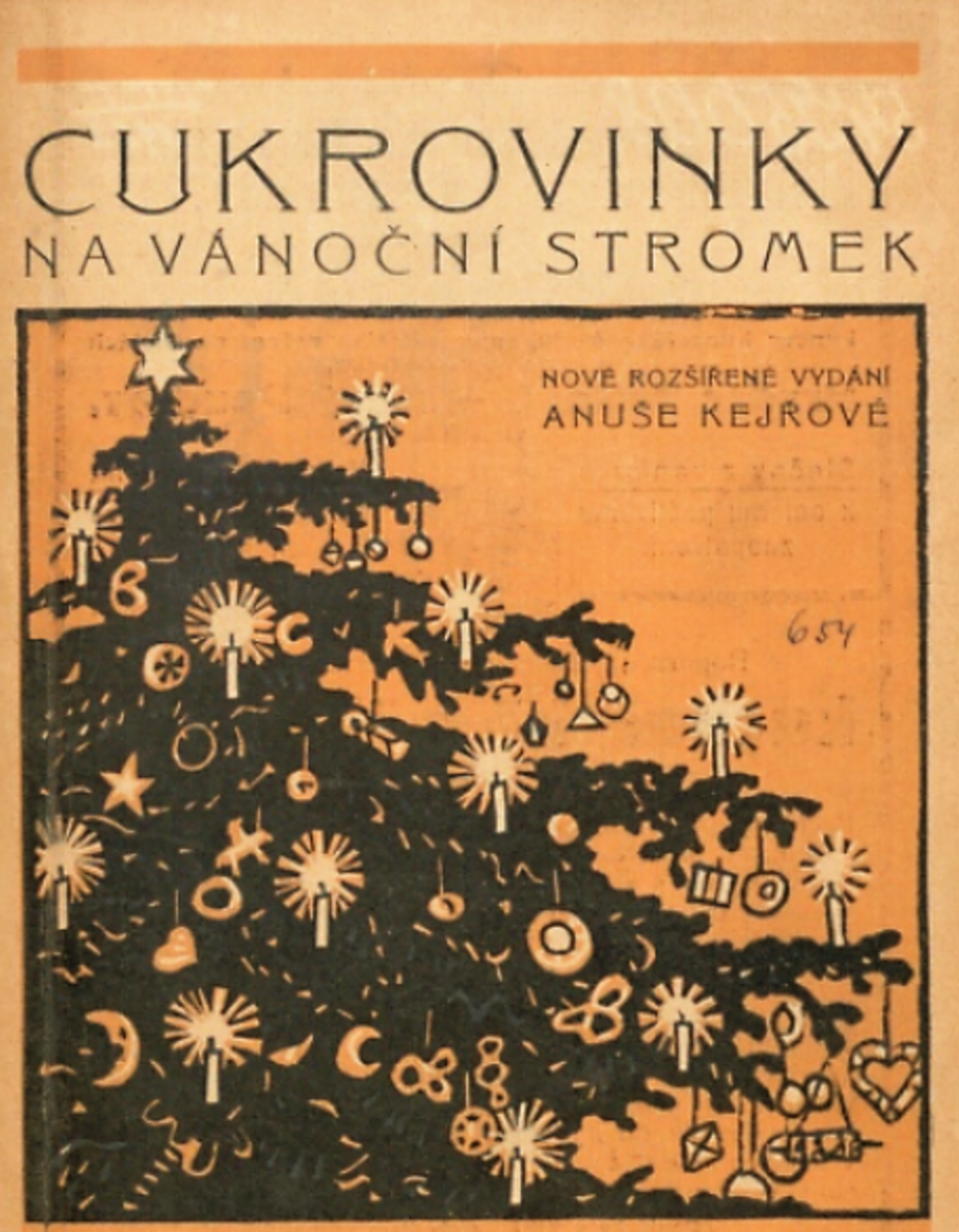 Cukrovinky na vánoční stromek, Mladá Boleslav, 1920. Zdroj Kramerius, Národní knihovna v Praze.