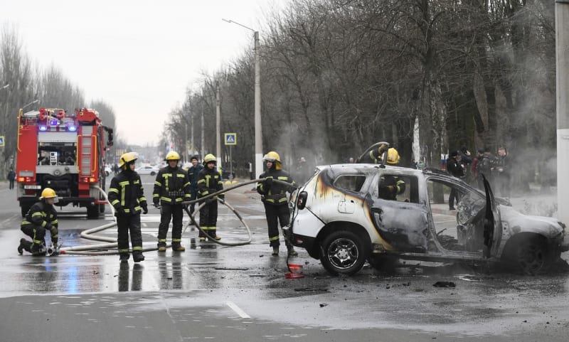 V centru okupovaného Melitopolu vybuchl automobil používaný ruskými okupanty.