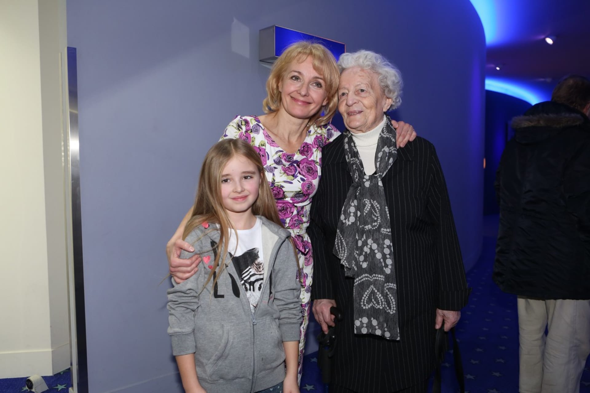 Tři generace: herečka Veronika Žilková s maminkou Olgou a dcerou Kordulou