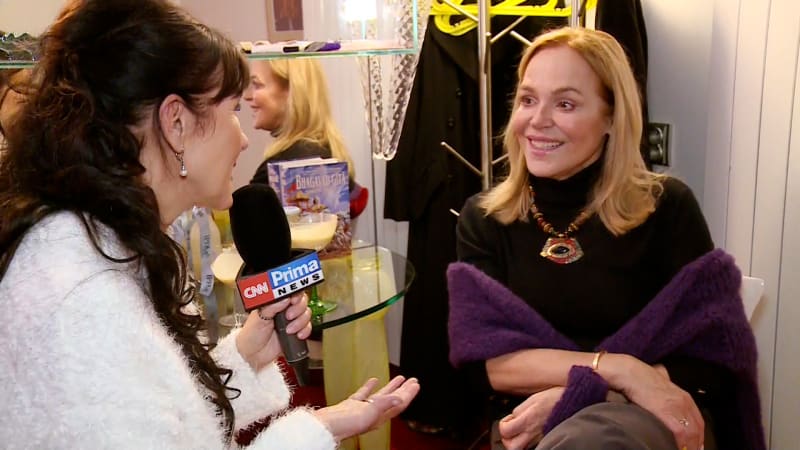 Dagmar Havlová mluvila s reportérkou CNN Prima NEWS o tom, jak slavila Vánoce. 