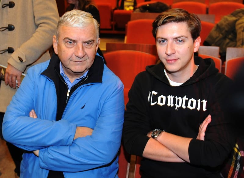 Martin Donutil s otcem Miroslavem Donutilem.