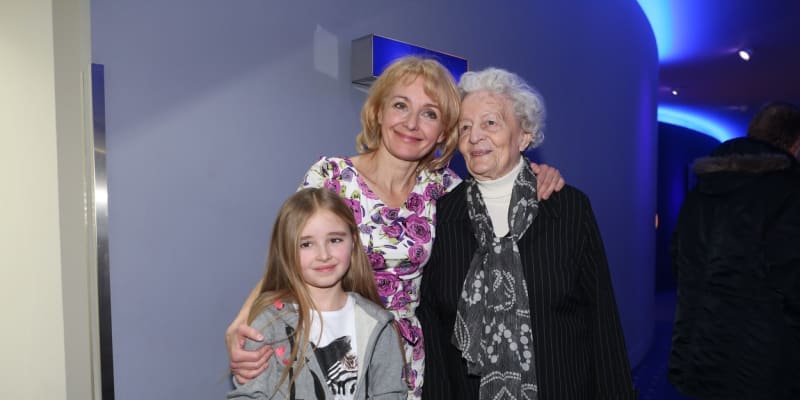 Tři generace: herečka Veronika Žilková s maminkou Olgou a dcerou Kordulou