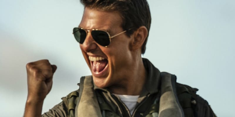 Tom Cruise ve filmu Top Gun: Maverick (ilustrační foto)
