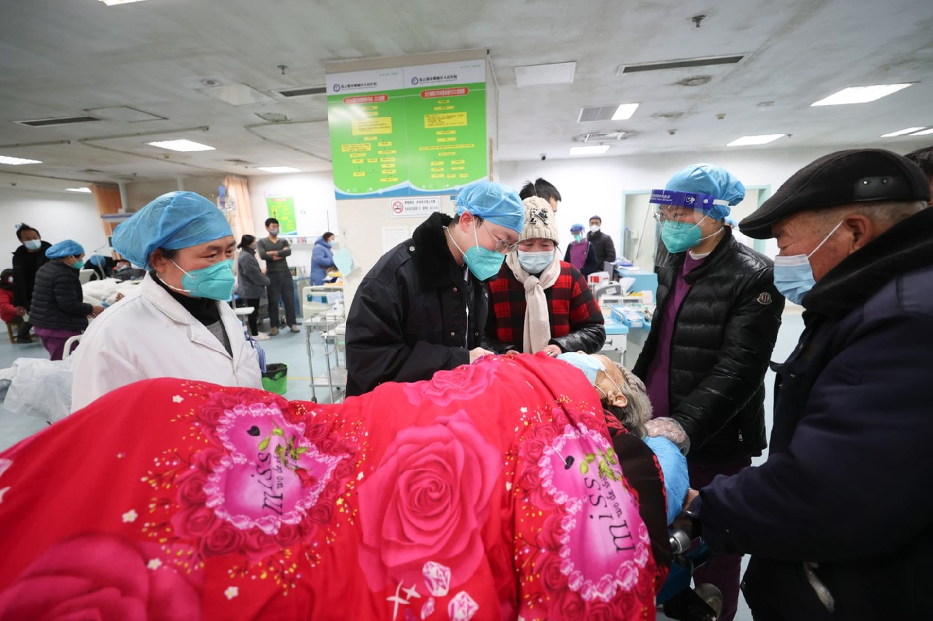 Nemocnice v prefektuře Lien-jün-kang (28. 12. 2022)