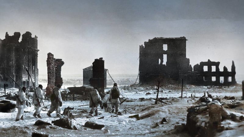 Na máz ve Stalingradu dosahující až 40 stupňů pod nulou byly sovětské jednotky připraveny mnohem lépe než Němci