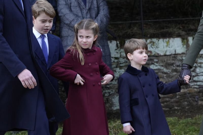 Princ George, princezna Charlotte a princ Louis
